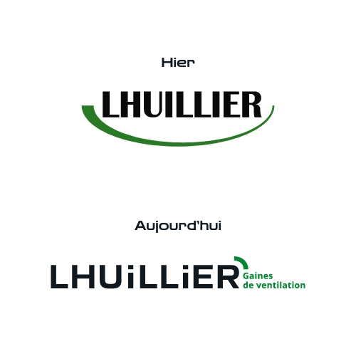 2021 - Lhuillier - Gaine ventilation - Logos avant-après